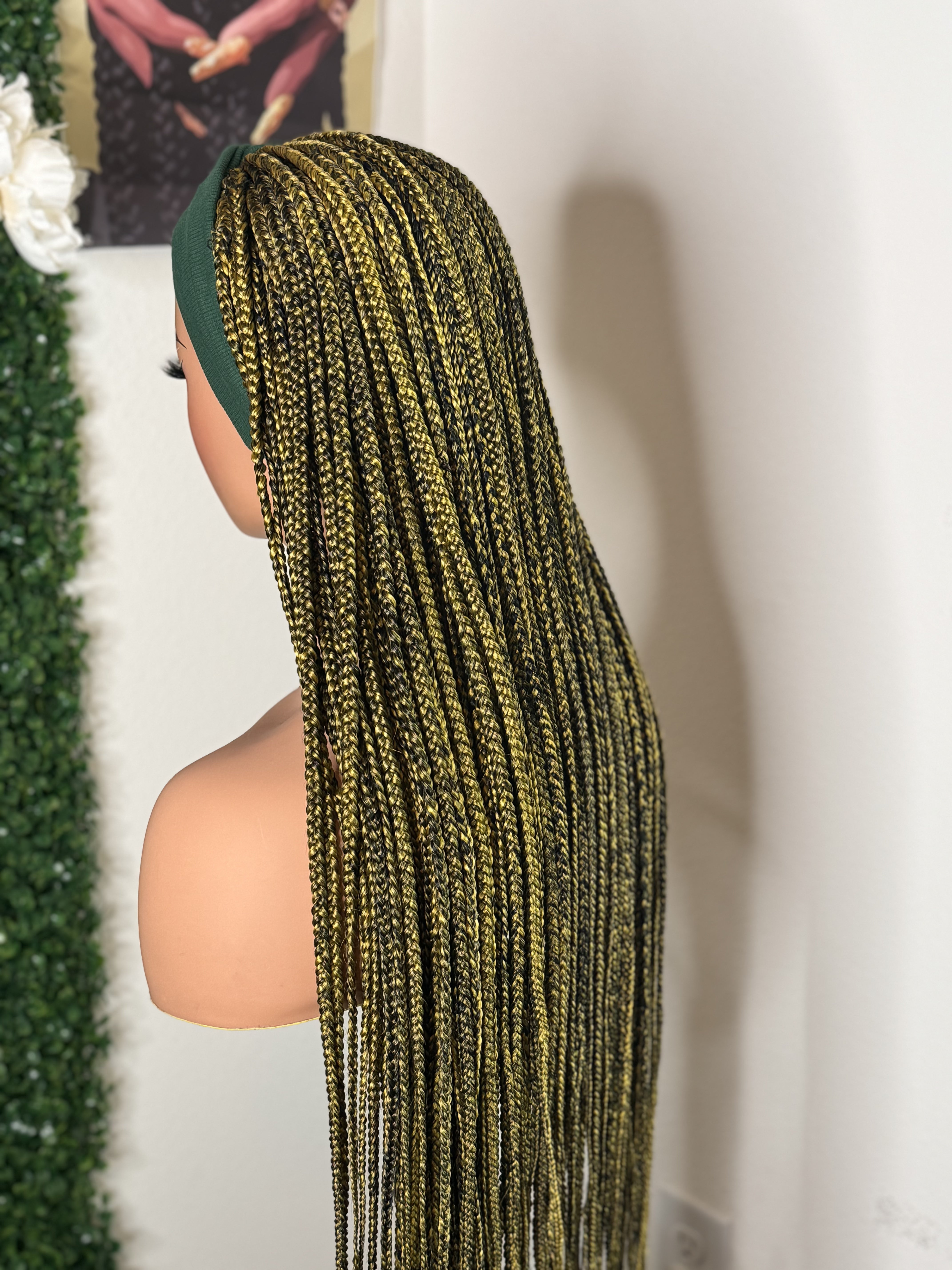 Box braids wig